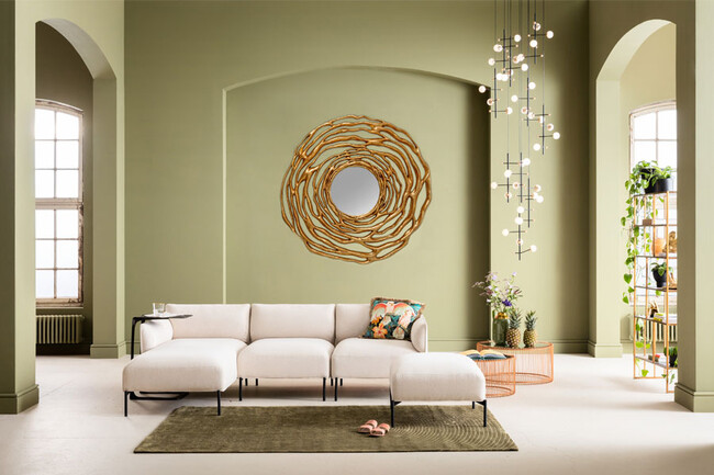 ツィッギー ゴールドO121cm ミラー 