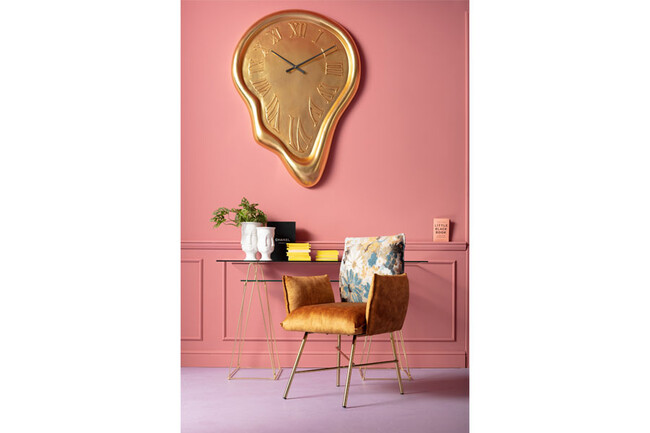 ビッグドロップ ゴールド 92x127cm ウォールクロック 