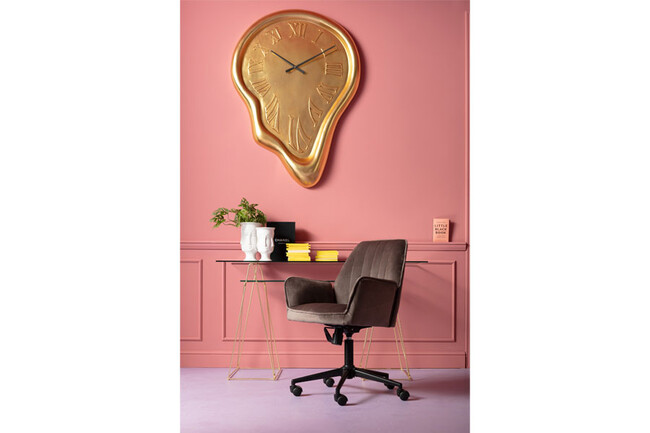 ビッグドロップ ゴールド 92x127cm ウォールクロック 