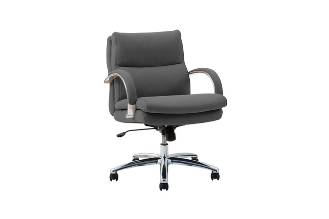 ポケットコイル内蔵 デスクチェア（シルキーファイバー・ベージュ） 