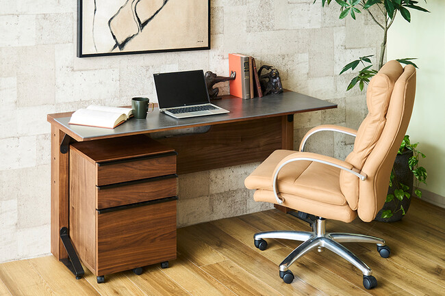 シンプルモダン デスクワゴン 