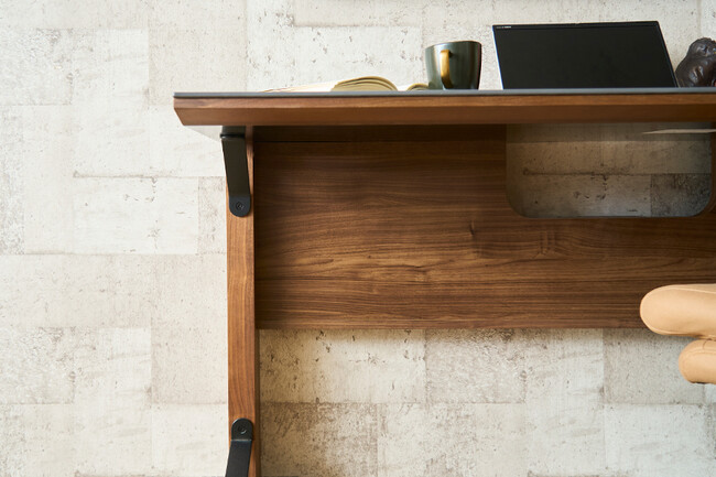 セラミック天板のシンプルモダン デスク 