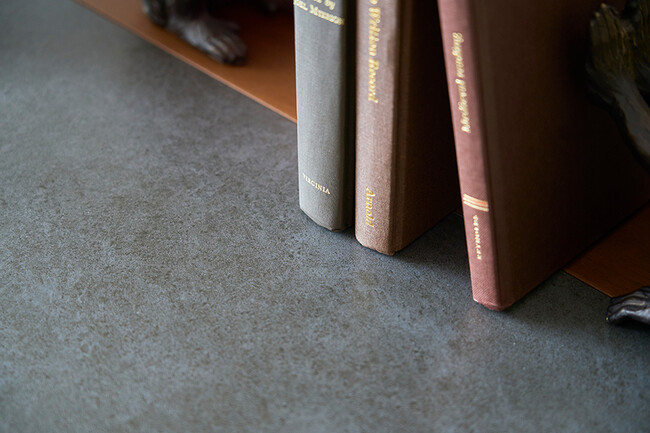 セラミック天板のシンプルモダン デスク 