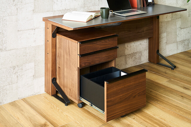 シンプルモダン デスクワゴン 