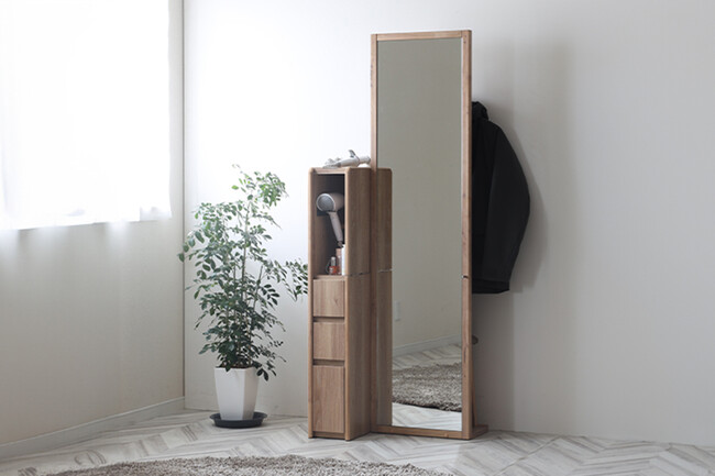 コンパクト ドレッサー（OAK色） 