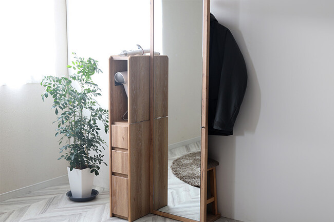 コンパクト ドレッサー（OAK色） 