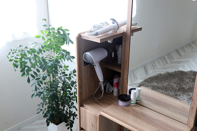 コンパクト ドレッサー（OAK色） 