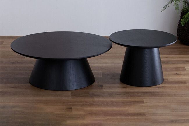 アルゴスⅡ リビングテーブル 90（Oak） ブラック