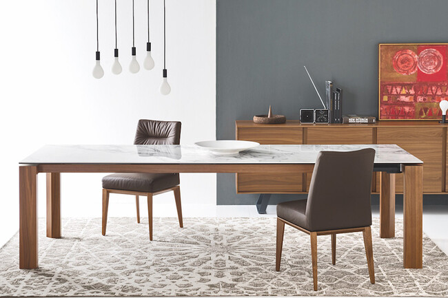 カリガリス オムニア ダイニングテーブル (セラミック) ／ Calligaris OMNIA ceramic Dining table[CS4058-R 160] P2C 