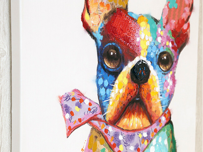 ブルドッグ (スカーフ) 60×60cm 