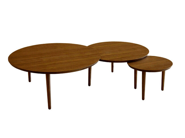 伸長式 90-3枚丸テーブル 