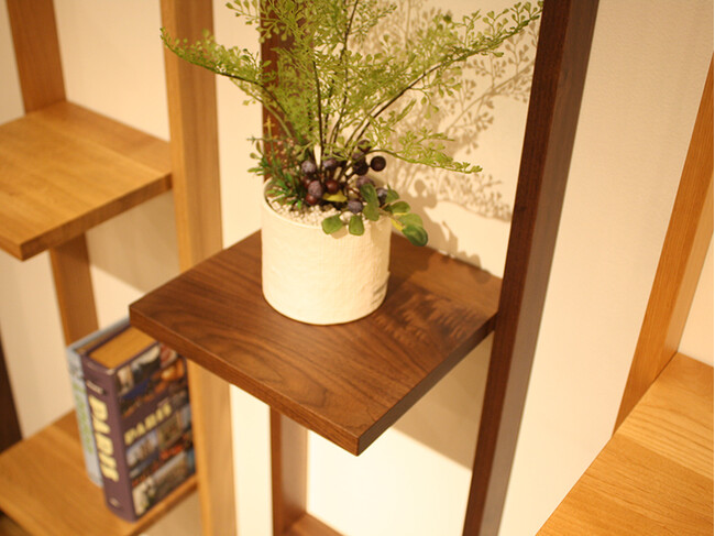 天然木オープンラック 