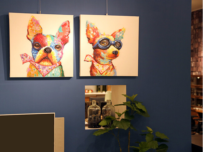 ブルドッグ (スカーフ) 60×60cm 