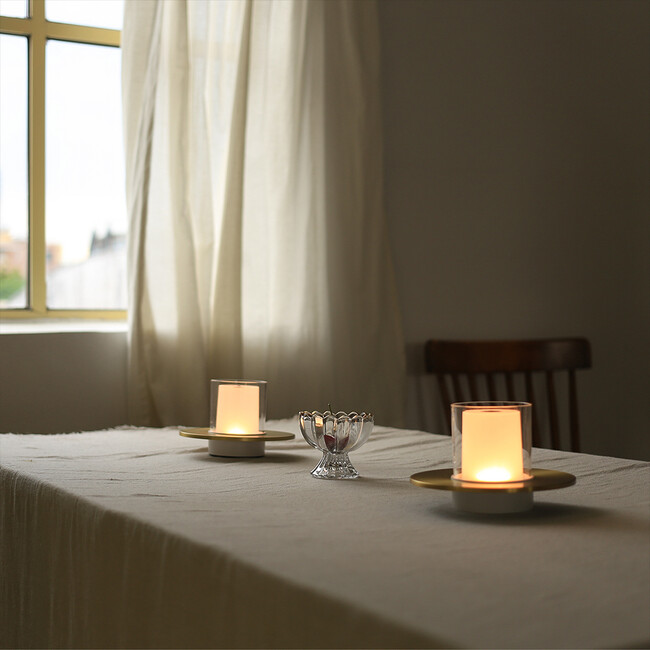 CANDLE キャンドル ポータブルランプ（シルバー） 