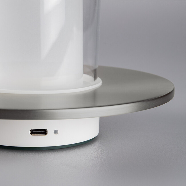 CANDLE キャンドル ポータブルランプ（シルバー） 