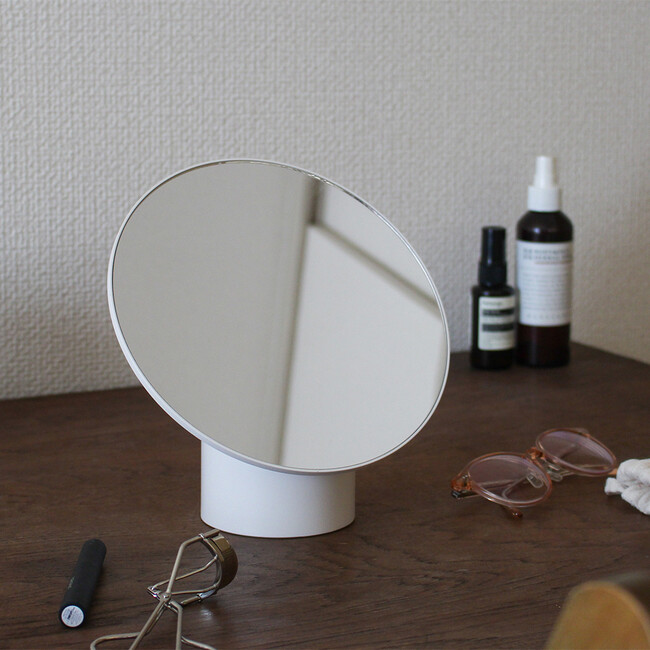 ナピュア メイクアップミラー（ホワイト） 