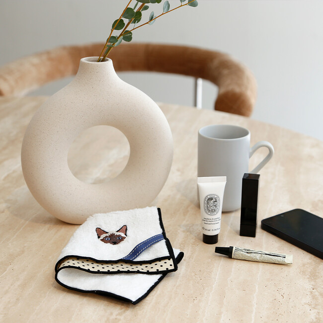 NEKO ハンカチ　ロシアンブルー 