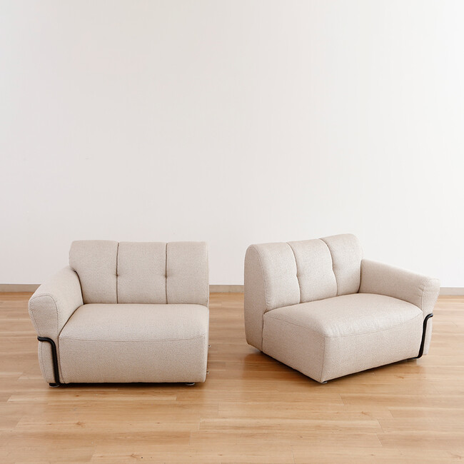 Elmina（エルミナ）3Pソファ（BE） 