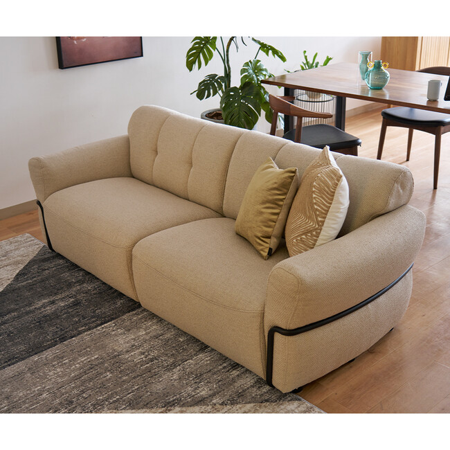 Elmina（エルミナ）3Pソファ（BE） 