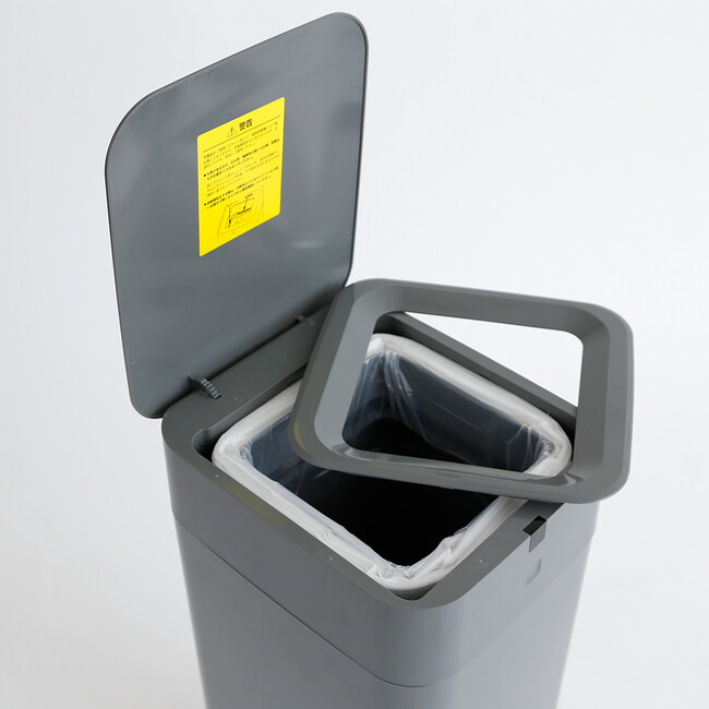 THE PERFECT BOX（ザ・パーフェクトボックス） 完全自動ゴミ箱 ラージ 30L（アッシュグレー） 