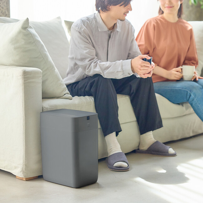 THE PERFECT BOX（ザ・パーフェクトボックス） 完全自動ゴミ箱 ラージ 30L（アッシュグレー） 