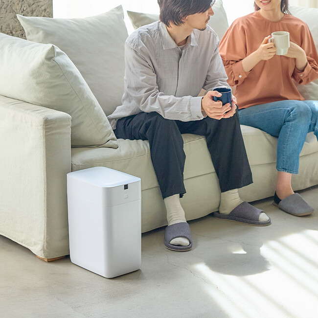 THE PERFECT BOX（ザ・パーフェクトボックス） 完全自動ゴミ箱 ラージ 30L（アッシュグレー） 