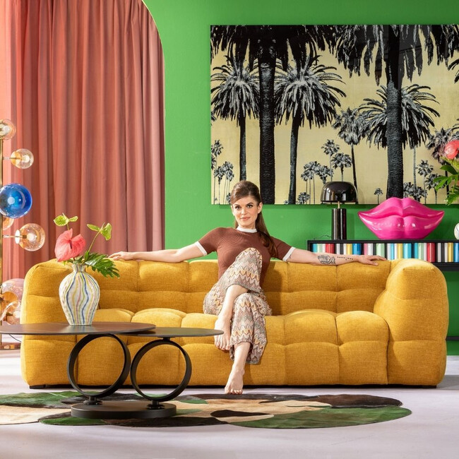 ビバリーブラック 133x80cm ローテーブル/コーヒーテーブル 