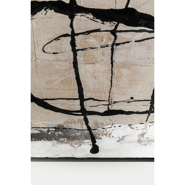 ダストグレー100×100 cm フレームピクチャー 