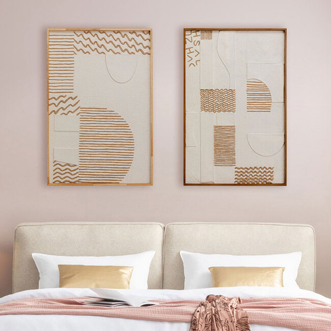 サンディーウェイブ 81x122cm アート/ デコフレーム 