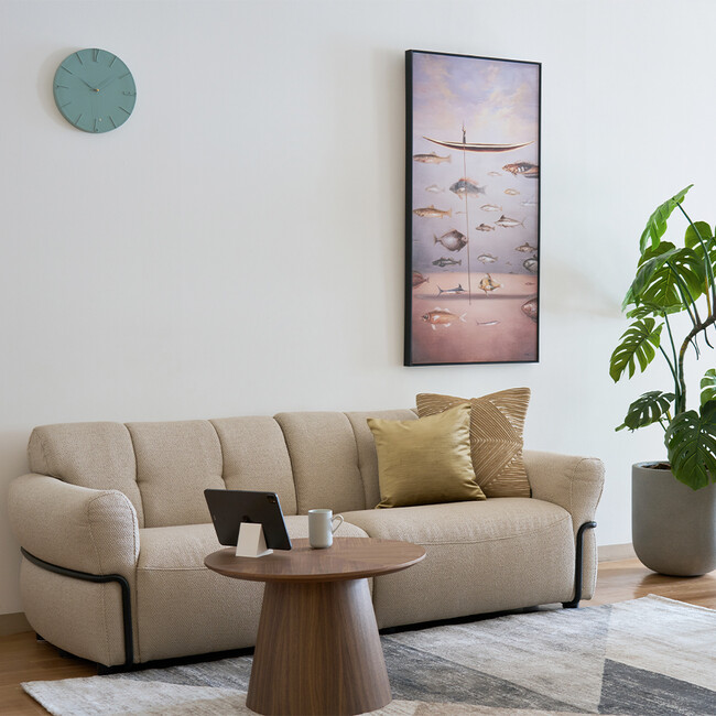 クラウド フィッシャーマン ボート 60x120cm フレームピクチャー 