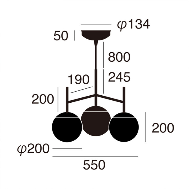 Bliss-pendant 3（ブリスペンダント） ペンダントライト 