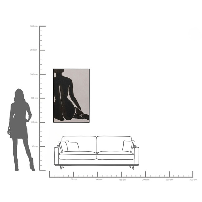 ヌード レディー 70x110cm キャンバスピクチャー 