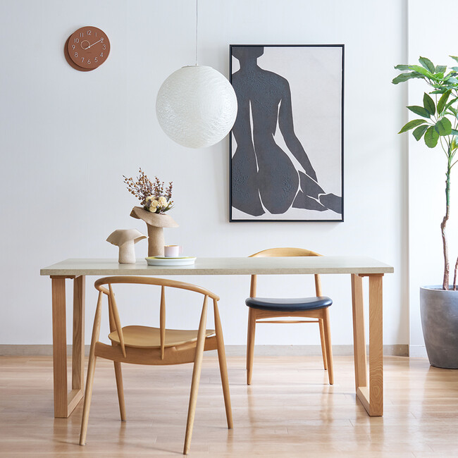 Mito（ミト）ウォールクロック（ブラウン） 