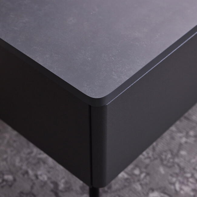 モダンな大人のリビングテーブル 80（ライトグレー） 