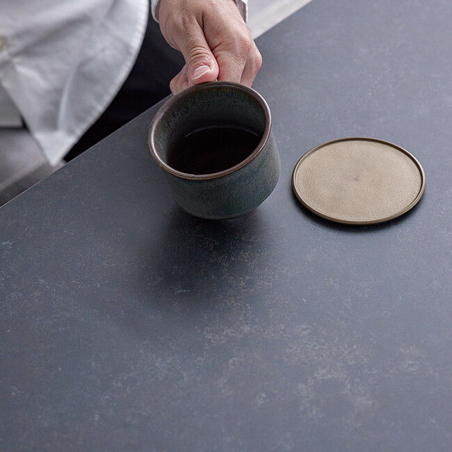 モダンな大人のリビングテーブル 80（ライトグレー） 