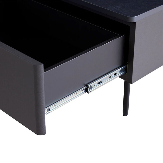 モダンな大人のリビングテーブル 120（ダークグレー） 
