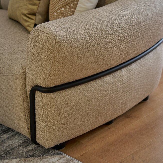 Elmina（エルミナ）シェーズソファ（BE） 