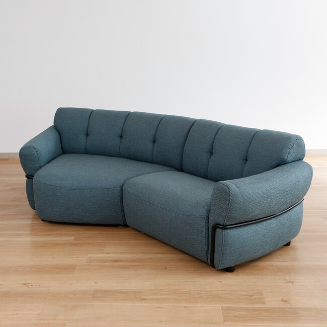 Elmina（エルミナ）シェーズソファ（GN） 