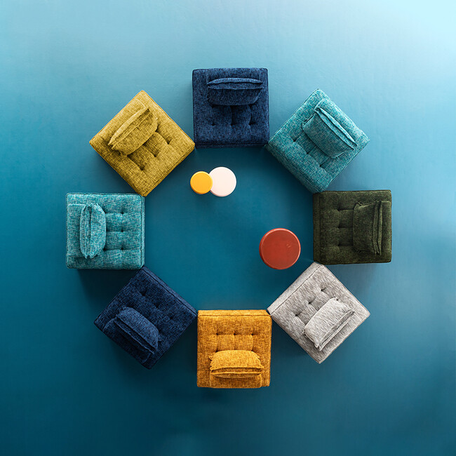 ポルトフィーノ エレメンツ ソファ オレンジ 