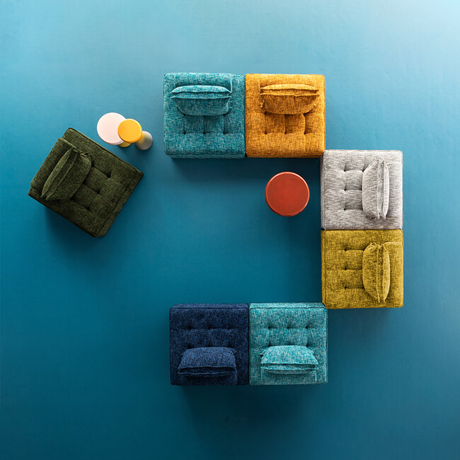 ポルトフィーノ エレメンツ ソファ オレンジ 