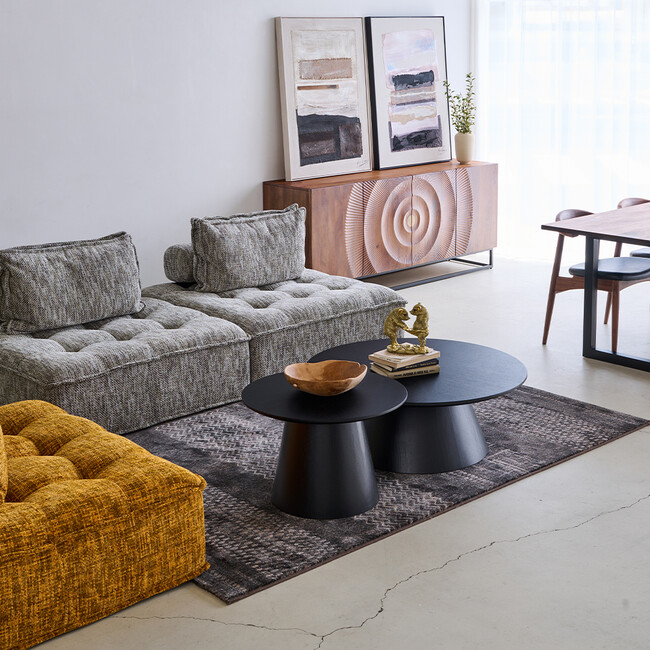 アルゴスⅡ リビングテーブル 60（Black） 