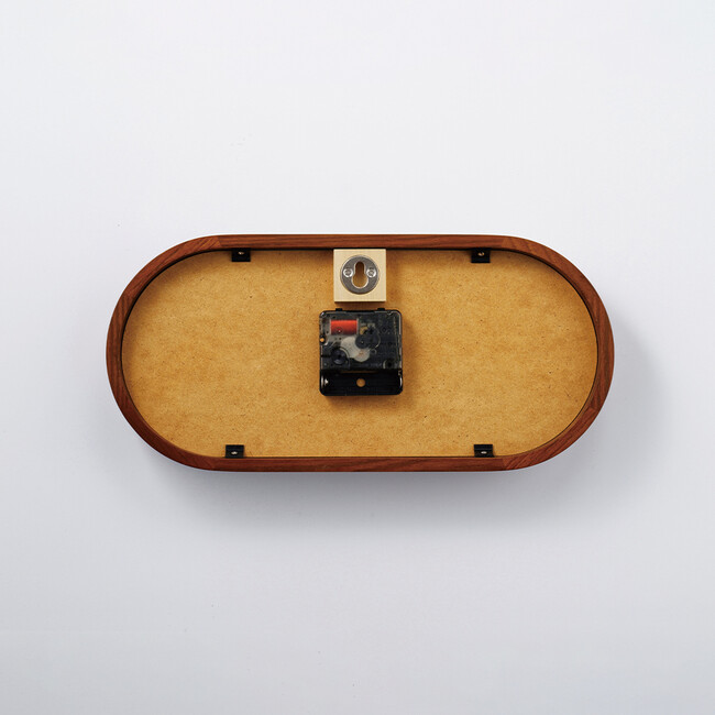 Curva（クルヴァ）ウォールクロック（ブラウン） 