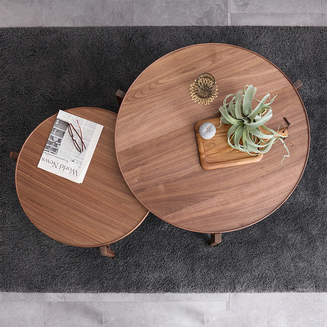 モーネ センターテーブル 70（Brown） Brown 70 + 90