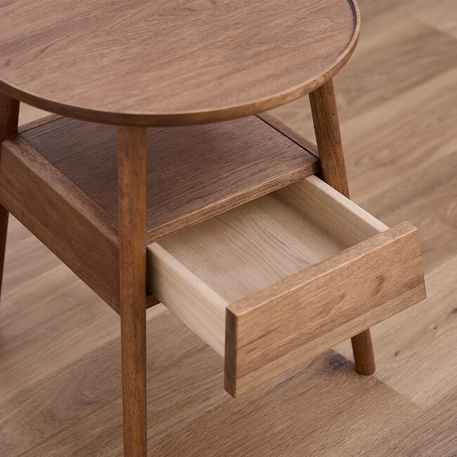 ロンド サイドテーブル（Natural） Brown