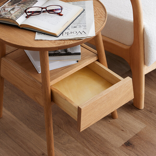 ロンド サイドテーブル（Natural） Natural