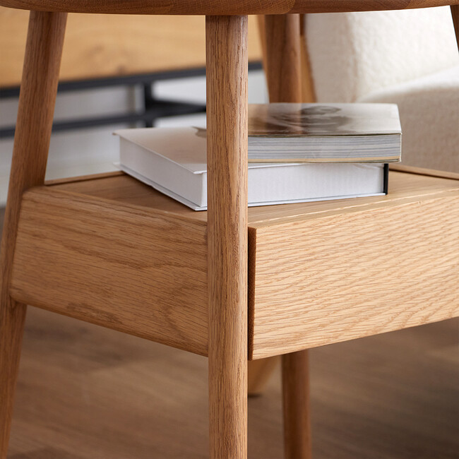 ロンド サイドテーブル（Natural） Natural