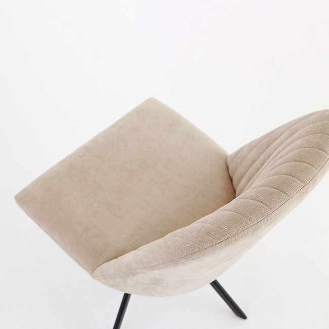 VISTA（ビスタ）チェア（アーム無）ベージュ 