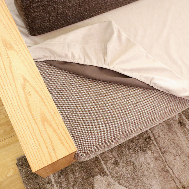 SYU（シュウ）ソファ専用 オーバーカバー（ダークグレー） 