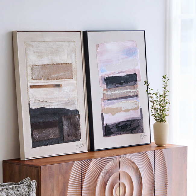 ロンターノ ベージュ 70×100cm アート 