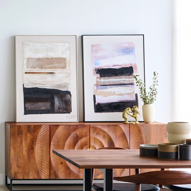 ロンターノ ベージュ 70×100cm アート 